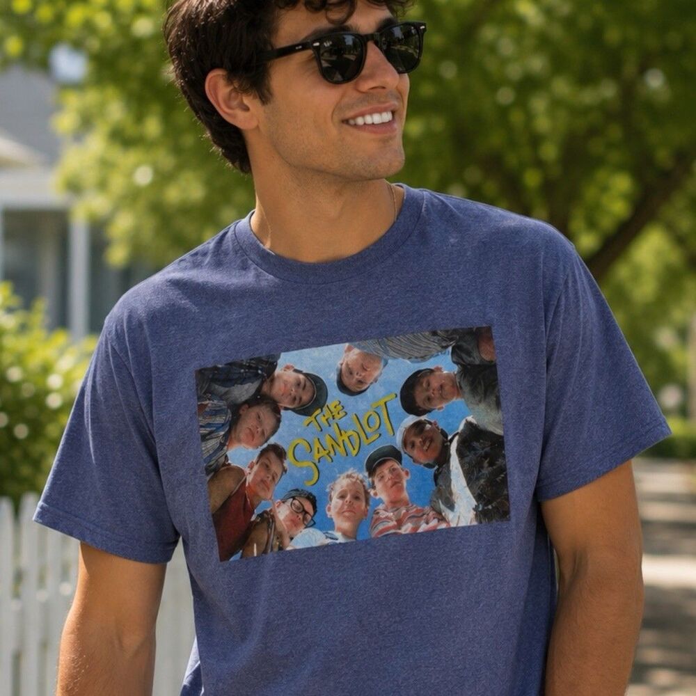 Sandlot Graphic T Shirt Mens 2XL Blue Movie Baseball Nostalgia Graphic Tee